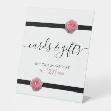 Hochzeitskarten und Geschenke aus Rosenschwarz