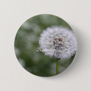 Hochzeitskarten und Geschenke mit Wildblumen Button