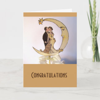 Hochzeitskarten: Vintager Mond Karte