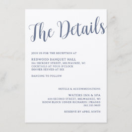 Hochzeitskartenkarte Kraft Begleitkarte