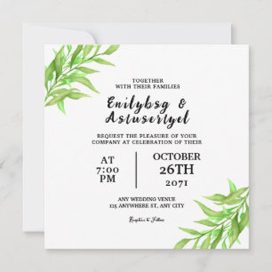 Hochzeitskartentabelle auf Platz Einladung