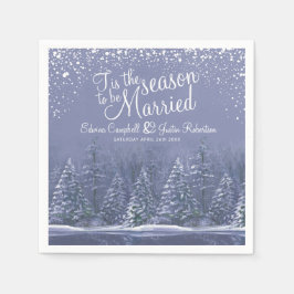 Hochzeitskiefern Hochzeitskiefernwald Blaue Rappen Serviette