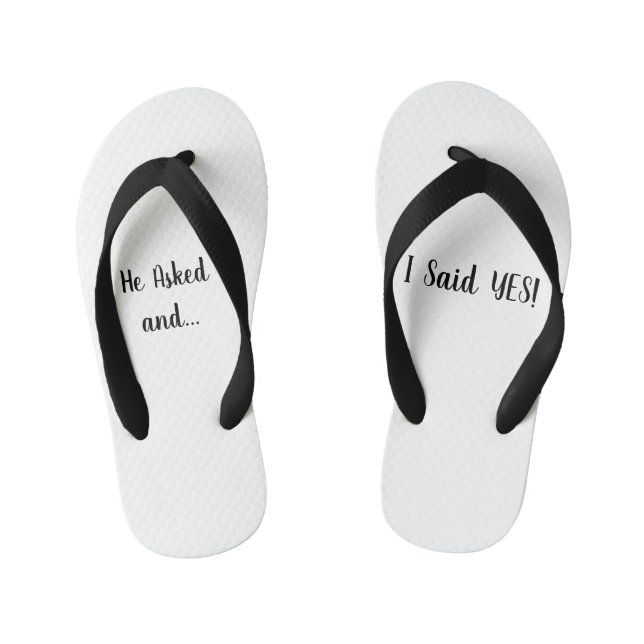 Hochzeitskippen Kinderbadesandalen (Fußbett)