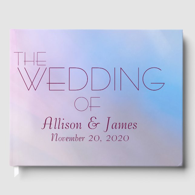 Hochzeitskirsche anpassbar gästebuch (Vorderseite)