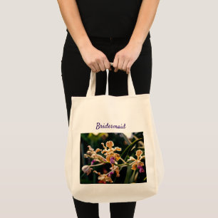 Hochzeitskiste Verlobung Bridesmaid Orchid Tote Ta Tragetasche