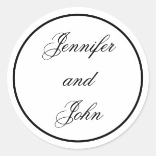 Hochzeitskleber, Aufkleber für Circle Wedding