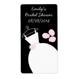 Hochzeitskleid Rosa "Brautparty" schwarz