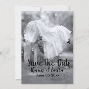 Hochzeitskleid "Save the Date" Save The Date