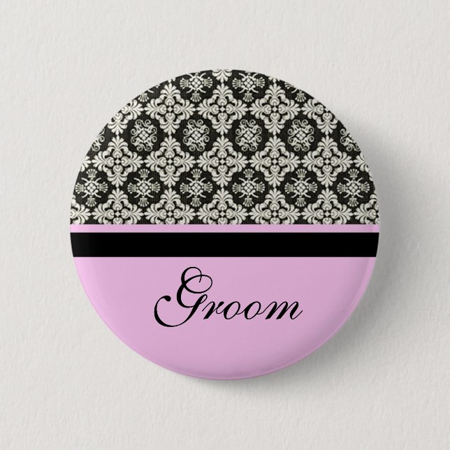 Hochzeitsknopf Button (Vorderseite)