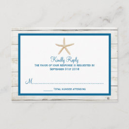 Hochzeitskollektion von Straußfisch RSVP Karte