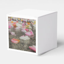 Hochzeitskonfetti Rose Blütenschachtel