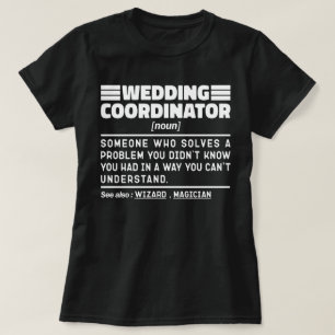 Hochzeitskoordinator Substantiv Brautberaterin Lus T-Shirt