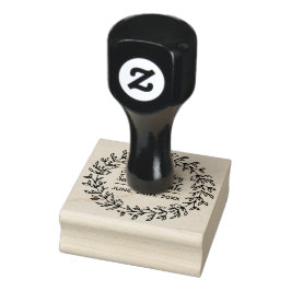 Hochzeitskranz, Save the Date. Gummistempel