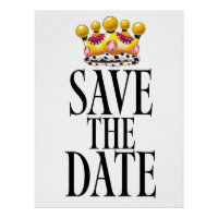 Hochzeitskrone Save the Date