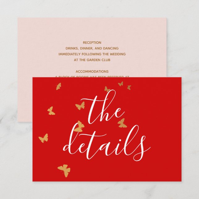 Hochzeitskuchen RSVP Karte (Vorne/Hinten)