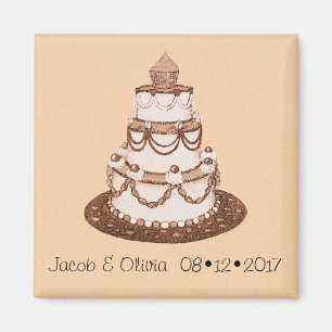 Hochzeitskuchenmagazin Magnet