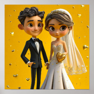 Hochzeitskunst Poster