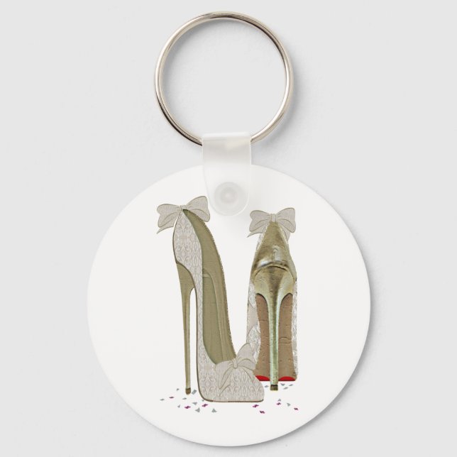 Hochzeitskunst Schlüsselanhänger (Vorderseite)