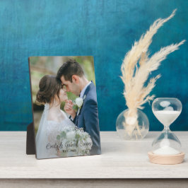 Hochzeitskunststoff-Foto Fotoplatte