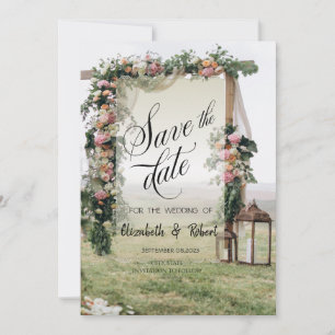 Hochzeitslaubengirlande "Save The Date" Save The Date