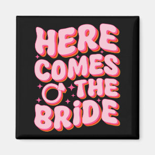 Hochzeitslied Groovy Junggesellinnenabschied Matte Magnet