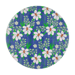 Hochzeitslima: Hintergrund der blumigen Einladung Schneidebrett