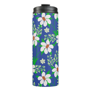 Hochzeitslima: Hintergrund der blumigen Einladung Thermosbecher