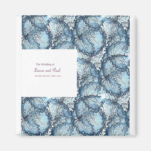 Hochzeitsmagnete Magnet (Vorne)