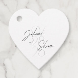 Hochzeitsmarken Geschenkanhänger