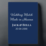 Hochzeitsmatte aus Himmelsblau in den Gastgeschenk Fotoplatte<br><div class="desc">Gestaltung</div>