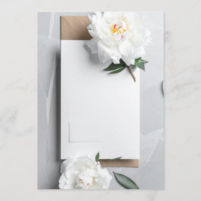 Hochzeitsmenü Menükarte (Vorderseite)