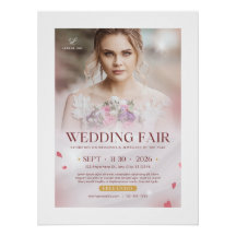 Hochzeitsmesse Plakat – Elegante Brautausstellung