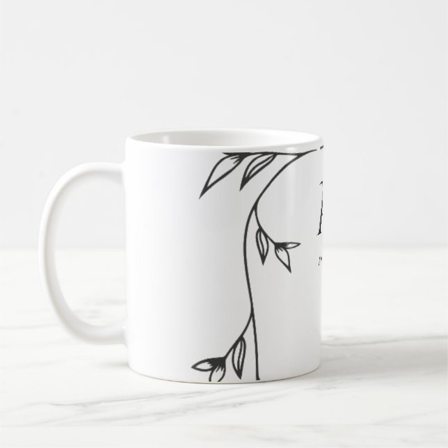 Hochzeitsmonogramm Klassischer Kaffeebecher Kaffeetasse (Links)