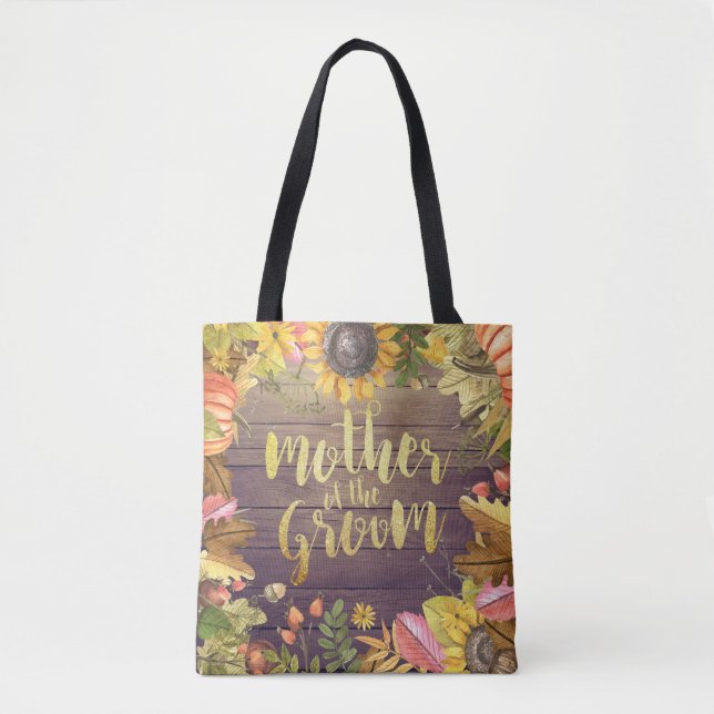 Hochzeitsmutter der Groom Herbstkürme Tasche (Vorderseite)