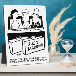Hochzeitsnacht für Braut und Groom Fotoplatte