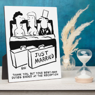 Hochzeitsnacht für Braut und Groom Fotoplatte