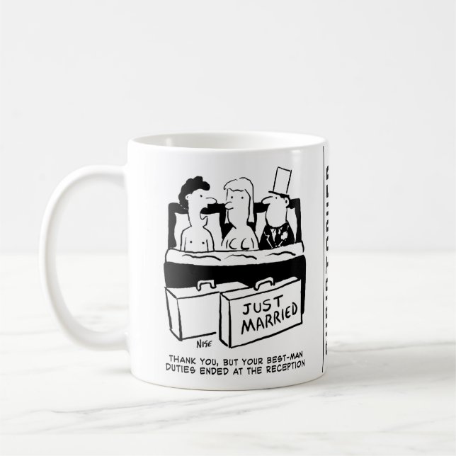 Hochzeitsnacht für Braut und Groom Kaffeetasse (Links)