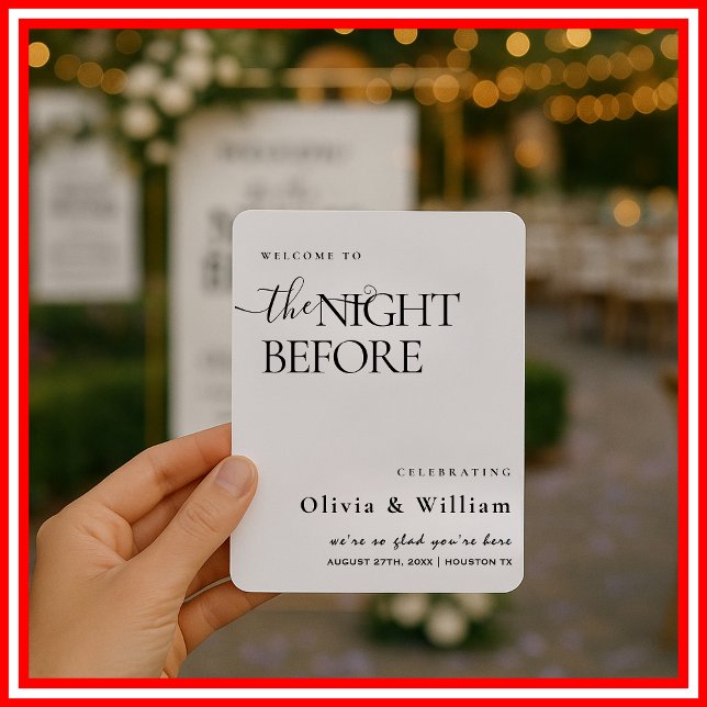 Hochzeitsnacht vor der Probe Einladung (Von Creator hochgeladen)