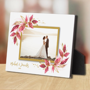 Hochzeitsnadel Foto Tabletop Easel Back Fotoplatte