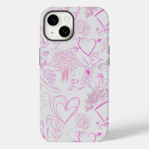 Hochzeitsornament Muster 02 Case-Mate iPhone 14 Hülle
