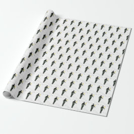 Hochzeitspaar Bride Groom Modernes Wrapping Papier Geschenkpapier