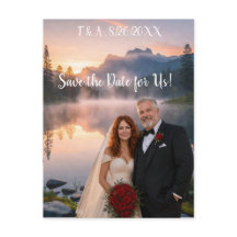 Hochzeitspaar-Foto See Save-the-Date