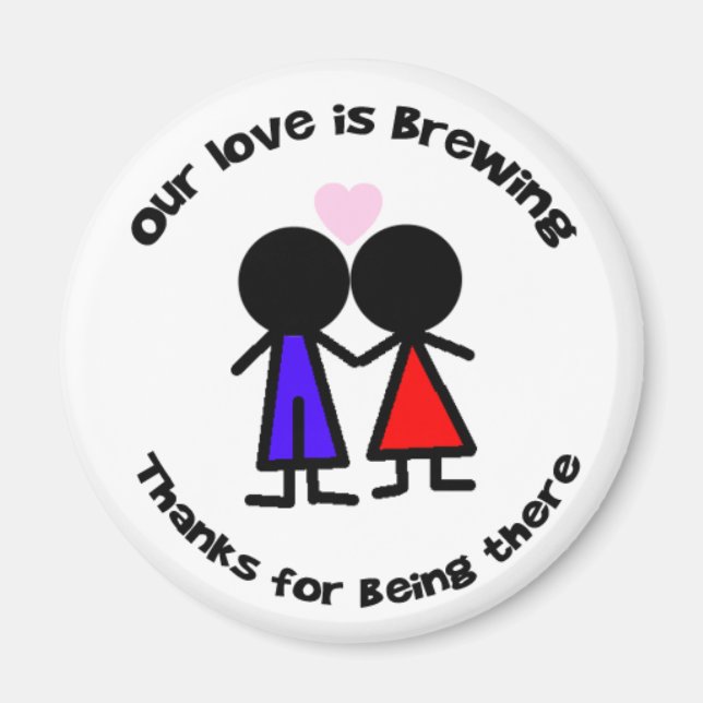 Hochzeitspaar Magnet (Vorne)