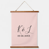 Hochzeitspaar Name Buchstabe Datum rote Pastell Hi