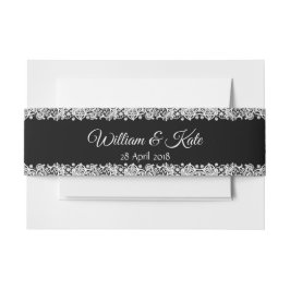 Hochzeitspackung Einladung Bauchband Einladungsbanderole