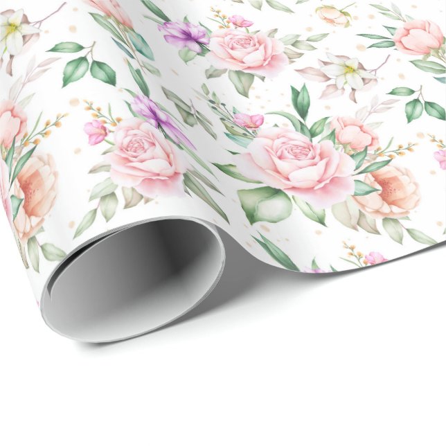 Hochzeitspapier Geschenkpapier (Rolleneckpunkt)