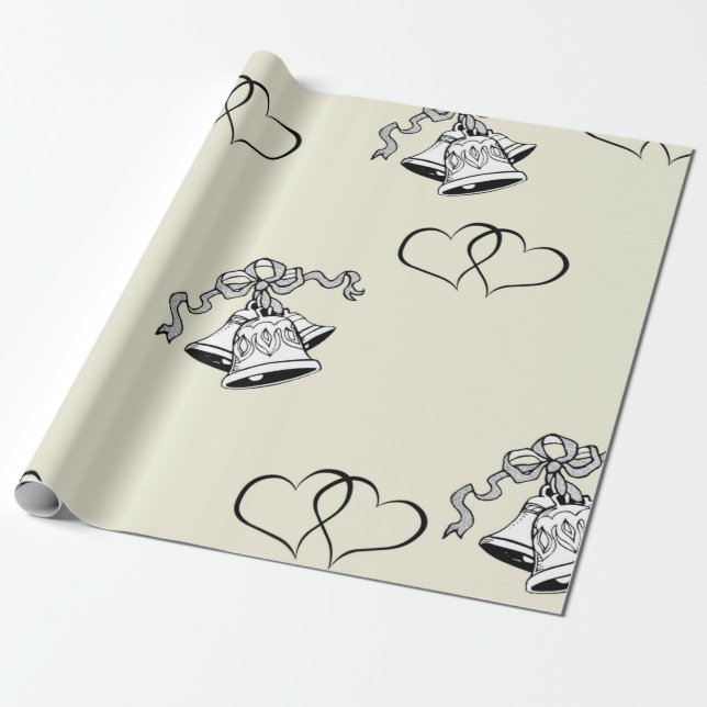 Hochzeitspapier Geschenkpapier (Ungerollt)