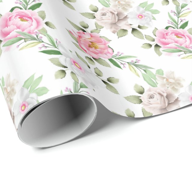 Hochzeitspapier Geschenkpapier (Rolleneckpunkt)