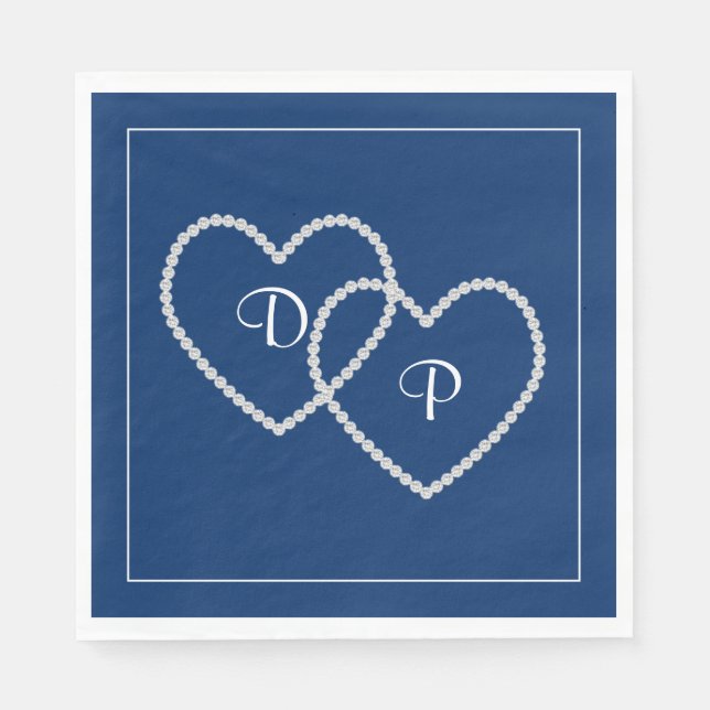 Hochzeitspapier Napkins Serviette (Vorderseite)