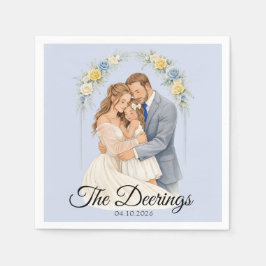 Hochzeitspapier Serviette